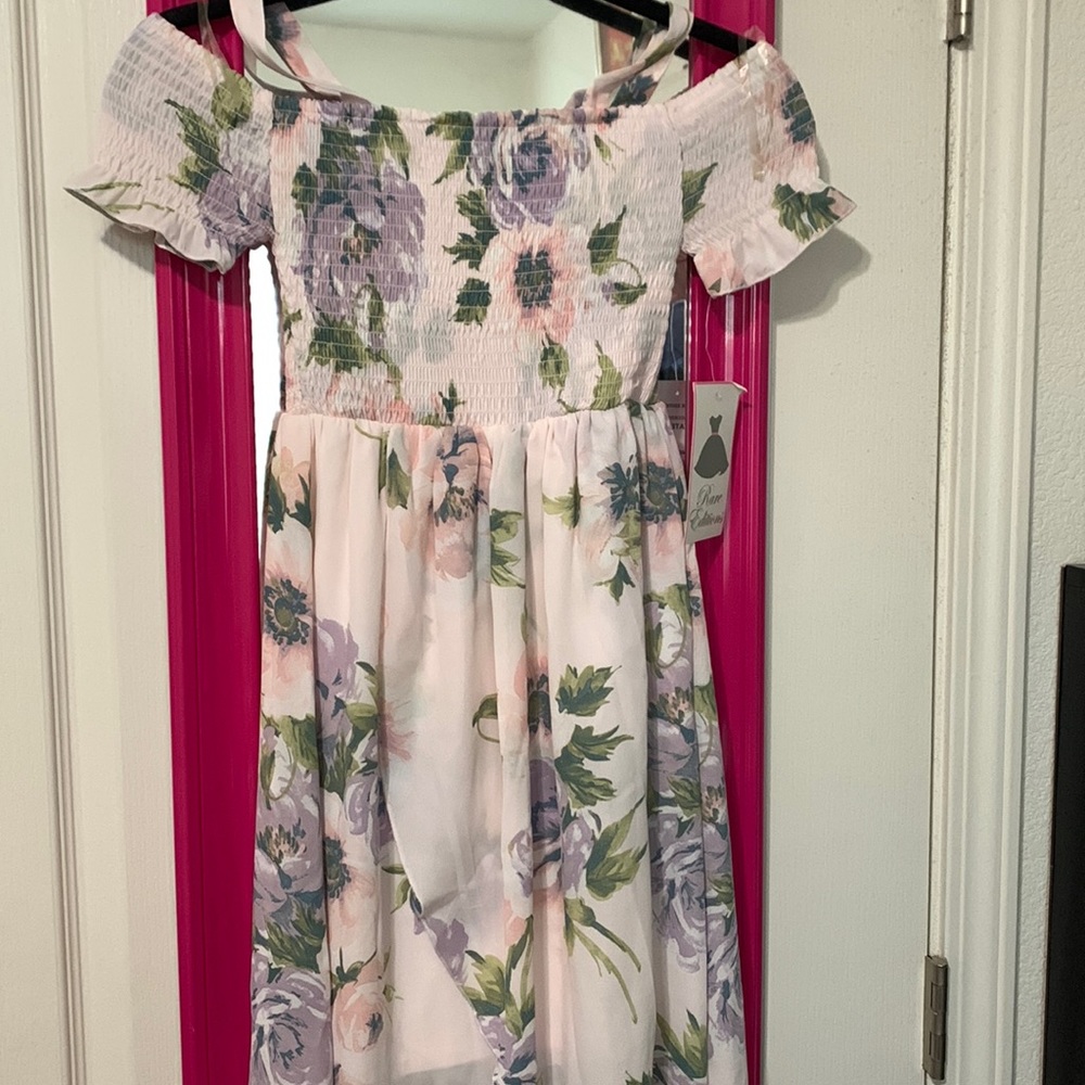 Brand New Floral Dress by Rare Editions size 10 girls